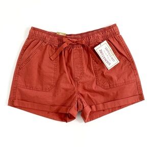 ✨NWT✨ Signature by Levi Strauss & Co. | Orange Breezy Cotton Pull-On Shorts Sz 8